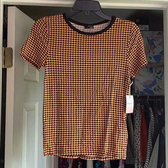 Checker Pattern Top - Picture 1 of 3